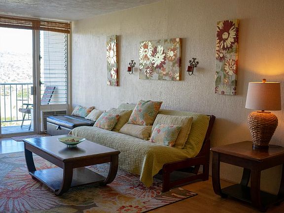 View from the living room to the lanais