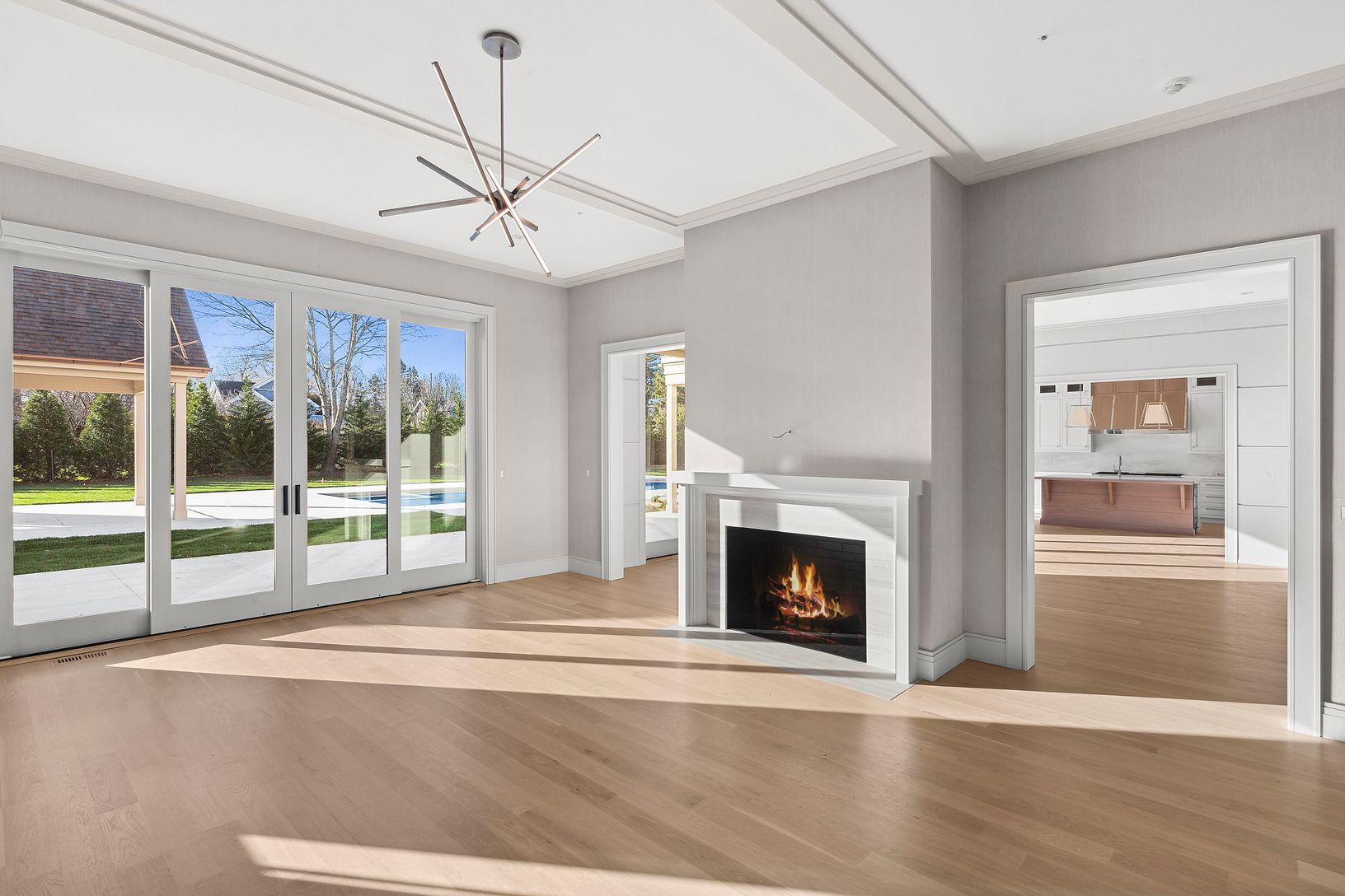  Media/Den with Fireplace