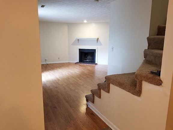 Living room from kitchen/dining area