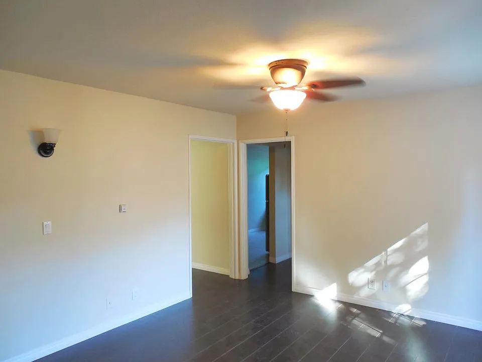 Ceiling Fans and Hardwood Floors Throughout