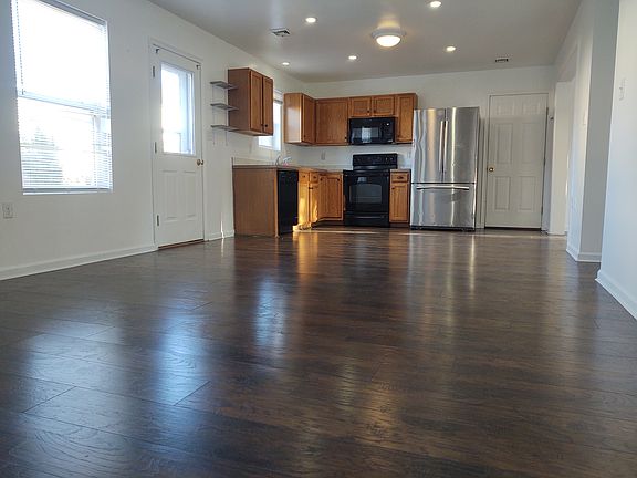 Living room open to kitchen.