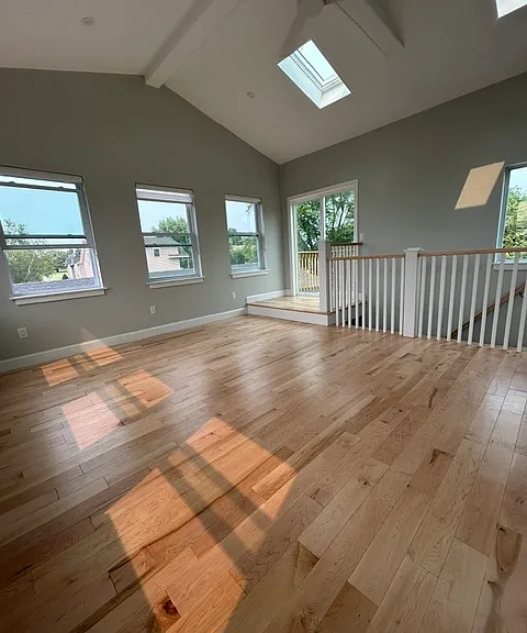 livingroom with sgd to deck