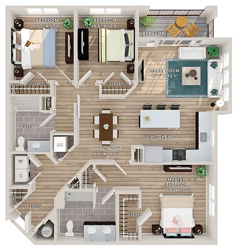 Floor plan Chestnut