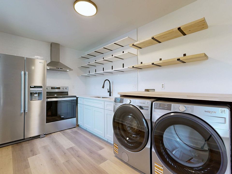 Kitchen with In-Unit Laundry