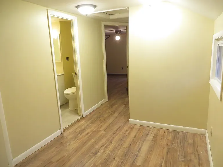 One full bathroom upstairs, One full bath downstairs