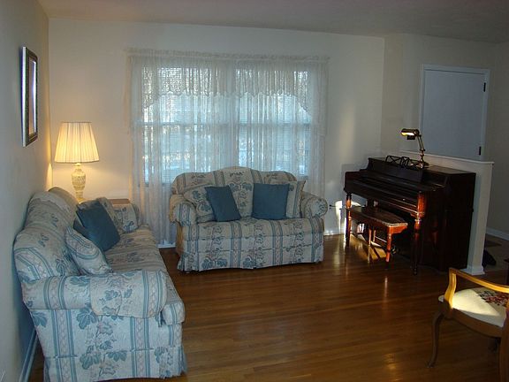 Family room with hardwood floor