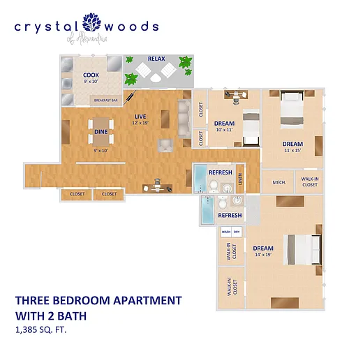 Floor plan The Potomac