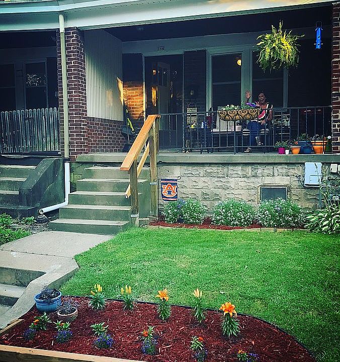 Front yard and porch