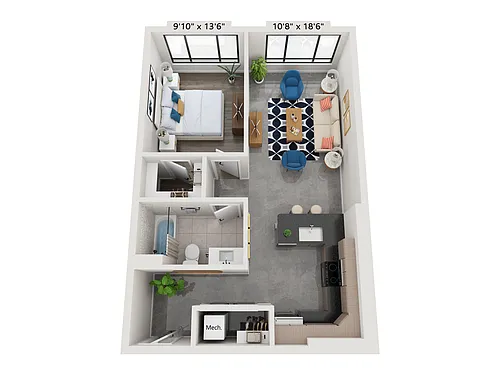 Floor plan The Chill