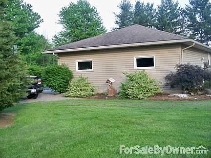 North side of house