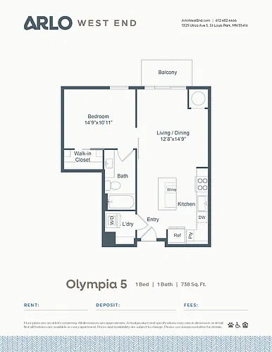 Floor plan Olympia 5