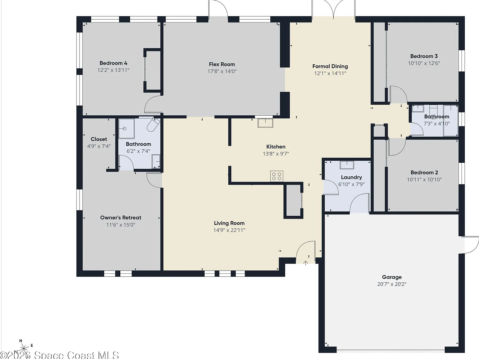 4 bed, 2.0 bath, 2038 sqft, $2,400 — Photo 3