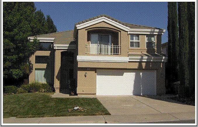 House sits on a corner lot