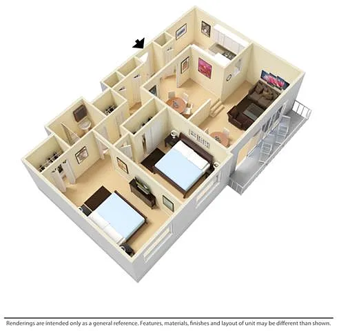 Floor plan 2B1BSW