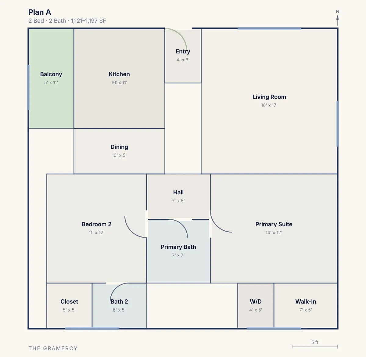 Floor plan The Catalina