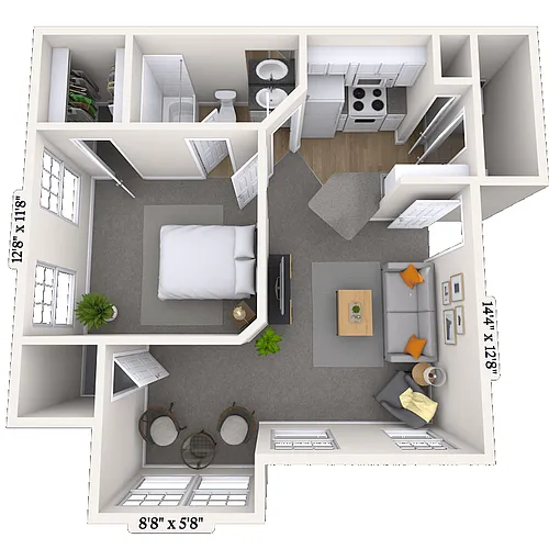 Floor plan The Barclay