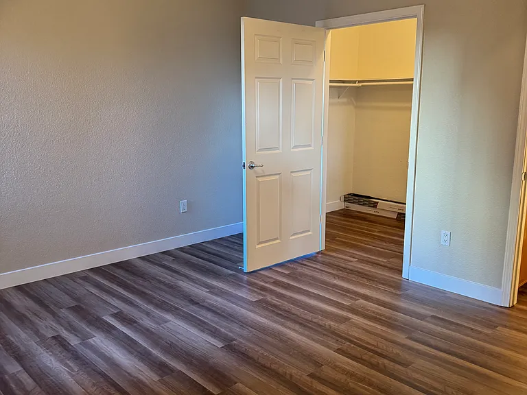 Spacious second bedroom with ample closet space