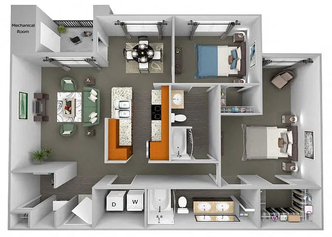 Floor plan B3 (Gemini)
