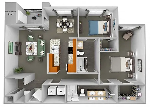 Floor plan B3 (Gemini)
