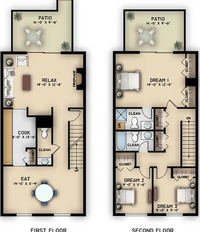 3 Bedroom 2 Story 3 Bedroom 2 Story