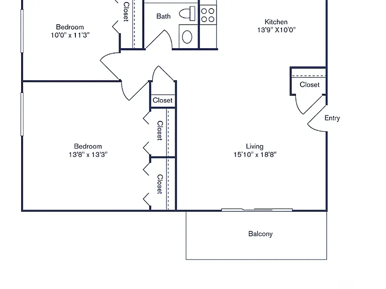 Phase II, A, 2 Bedroom, 1 Bath - 861sqft - With Disclaimer Phase II, A, 2 Bedroom, 1 Bath - 861sqft - With Disclaimer