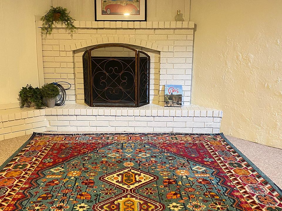 Family room with electric fireplace