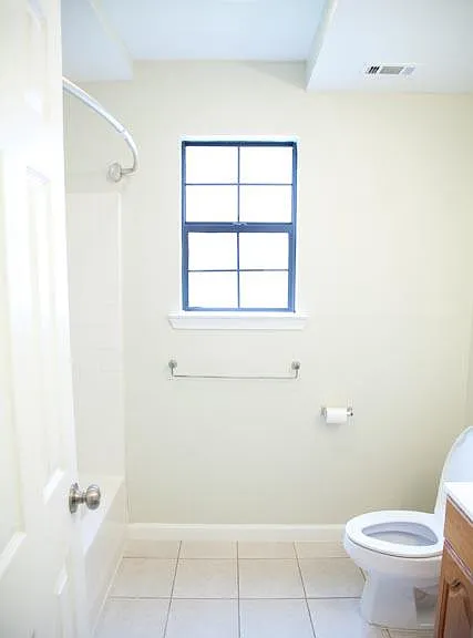 1 of 2 full bathrooms downstairs