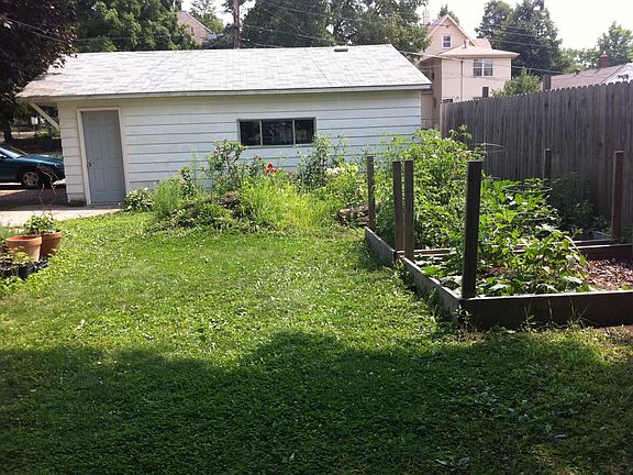 view of the back yard.