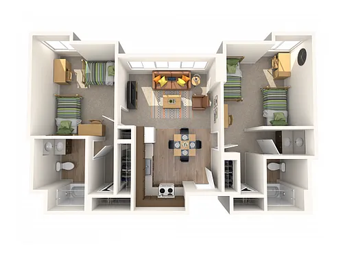 Floor plan 2B