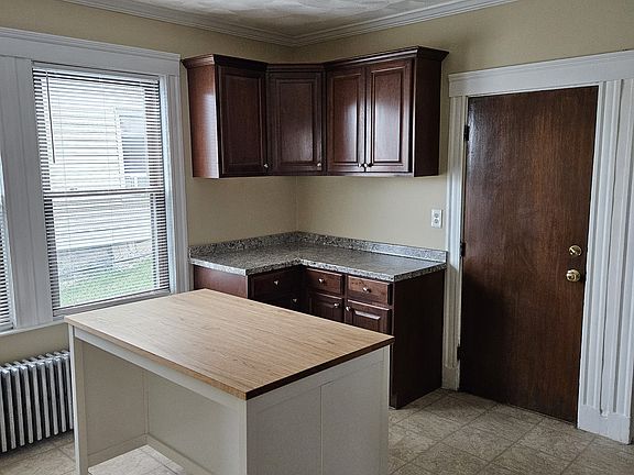 Eat in Kitchen with new island & counter tops
