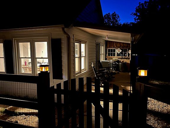 solar lights and side gate