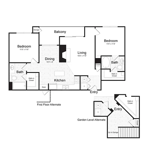 Floor plan Renovated B3B