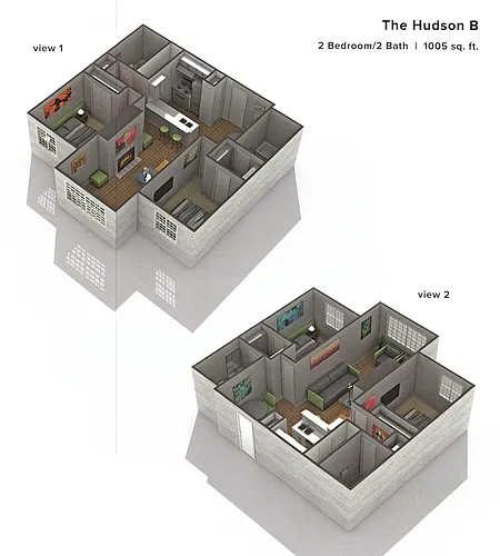 Floor plan The Hudson B