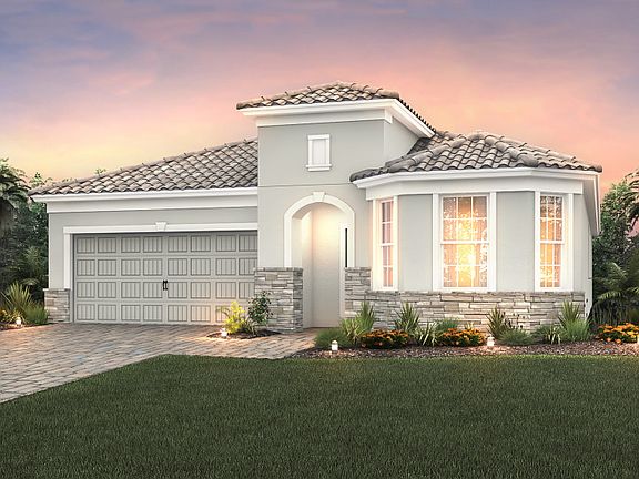 Elevation FM2B with tile roof