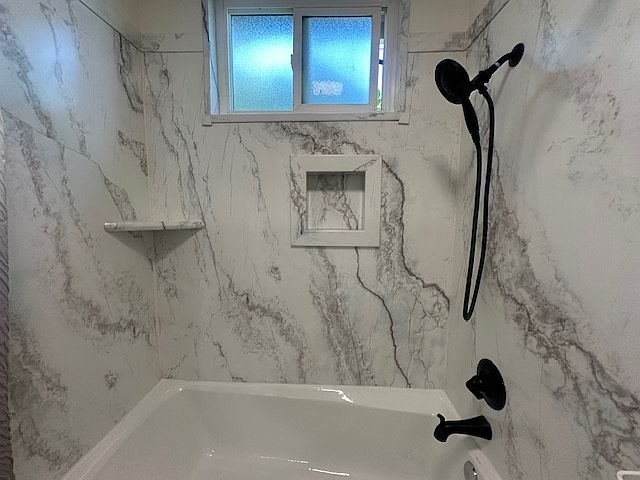 New bathtub/shower combo!