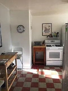 Gas Range, vintage floor