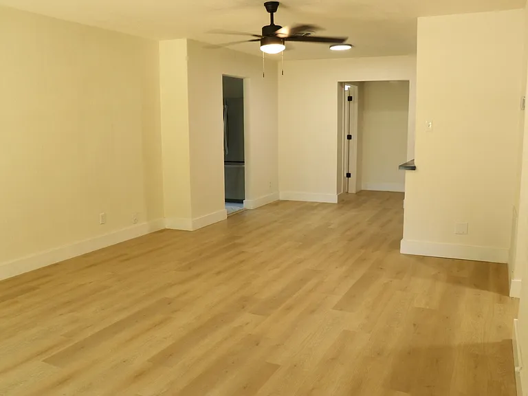 Bright, open living area.