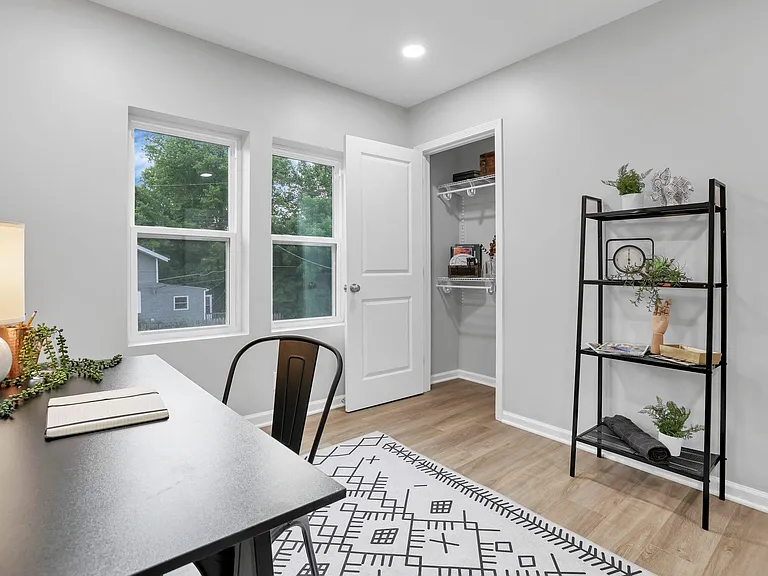 Second spacious bedroom or home office setup