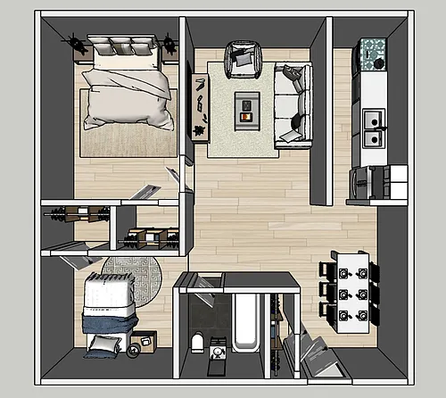 The Fern Flats - Newly Renovated in 2024 with in-unit Washer and Dryer! Photo 1