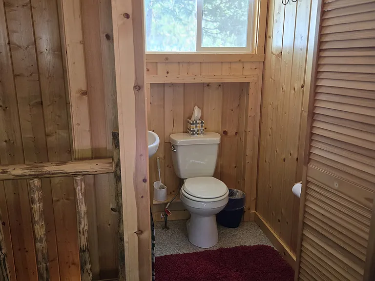 Upstairs half bath