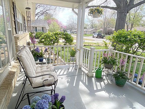 Inviting front porch