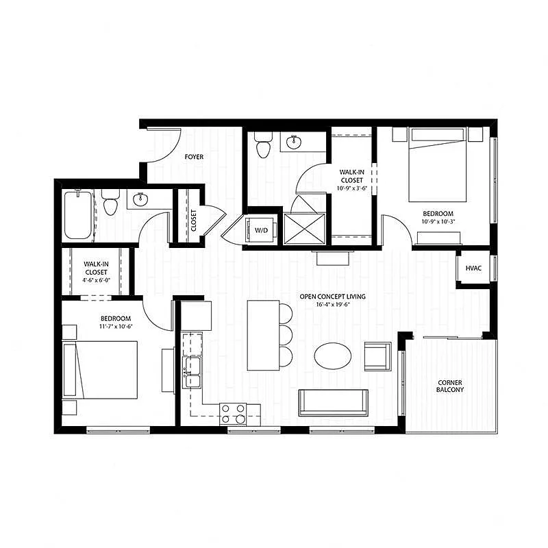 Floor plan Stockholm 7