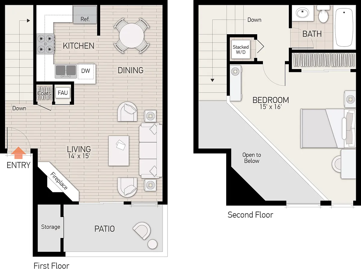 Floor plan Plan E