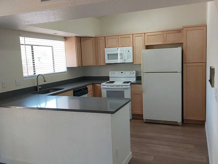 Kitchen with Quartz Counters