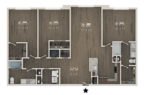 Floor plan C1