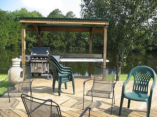 BBQ Area over lake