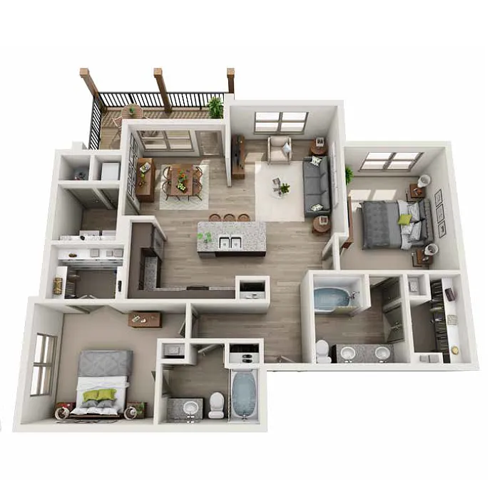 Floor plan B4-Mont Blanc