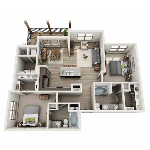 Floor plan B4-Mont Blanc