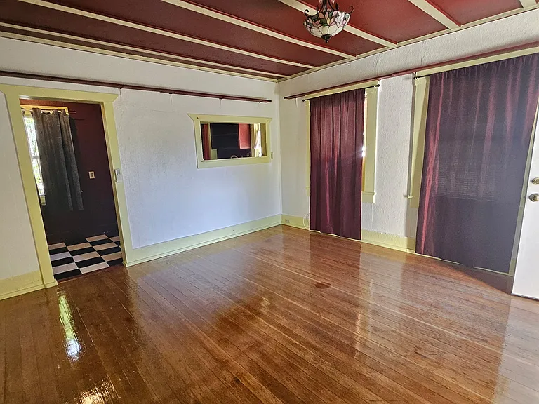 Historic unit with newly refinished hardwood flooring