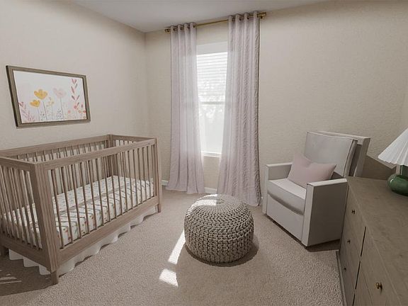 Secondary bedrooms provide space for everyone in your household Artist s rendering